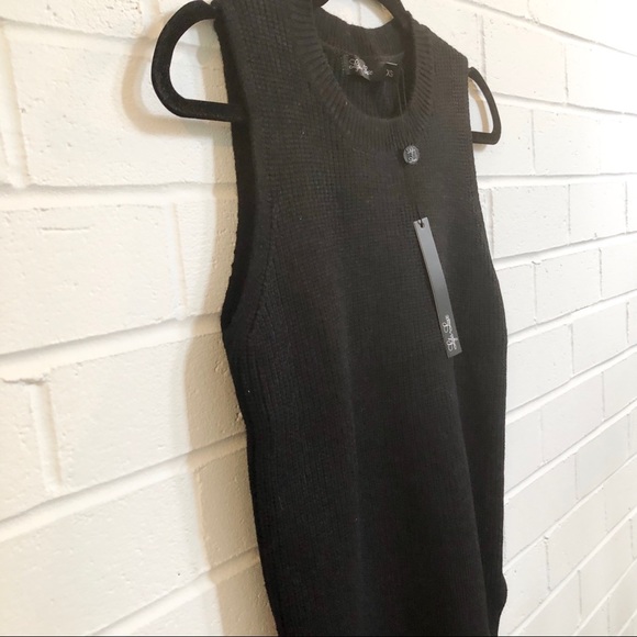 Long Sweater Vest with Slits - Picture 4 of 6